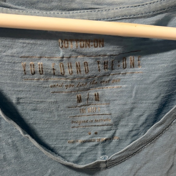 CottonOn blue t shirt - Picture 2 of 3